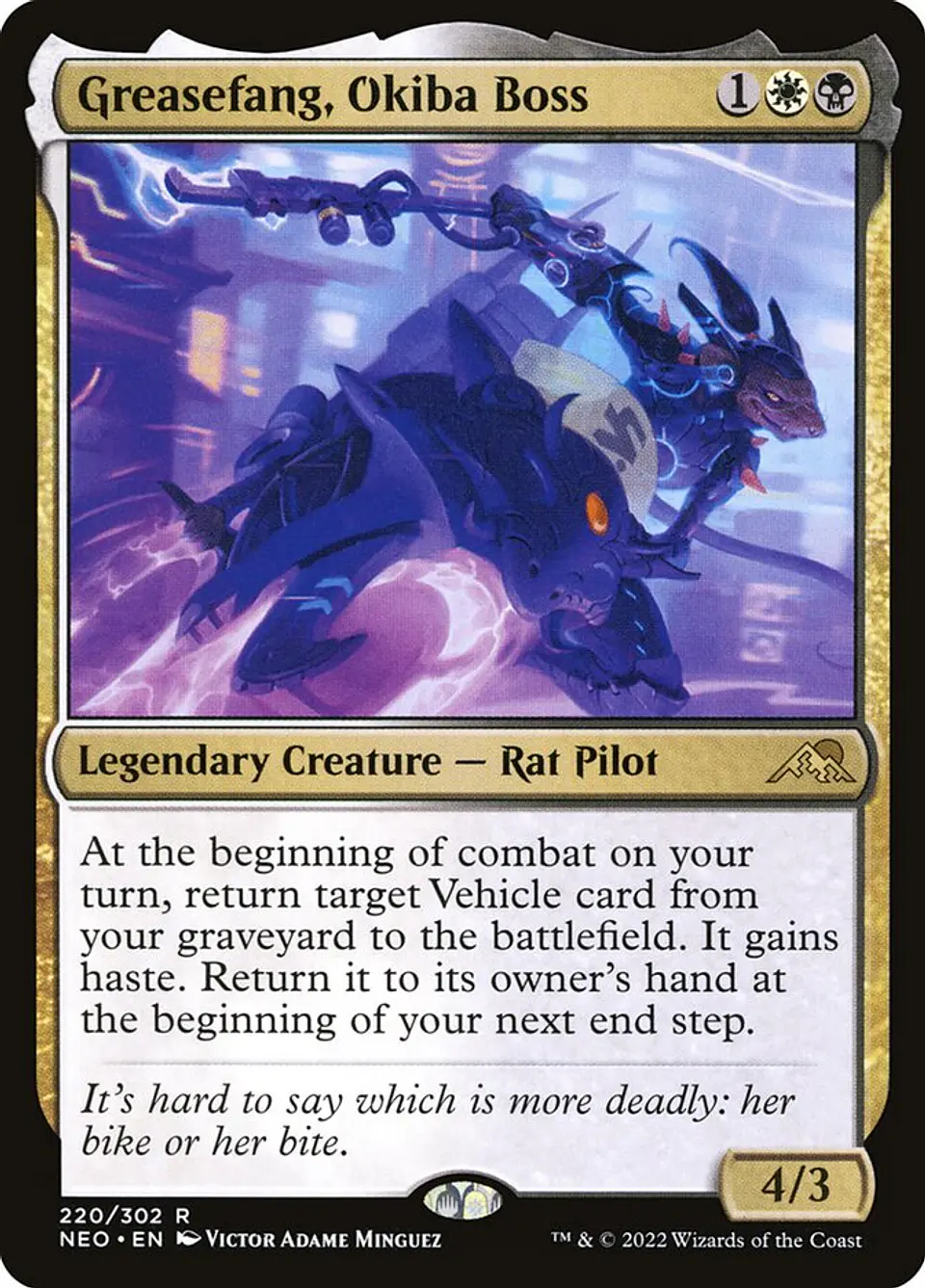Greasefang, Okiba Boss 1
