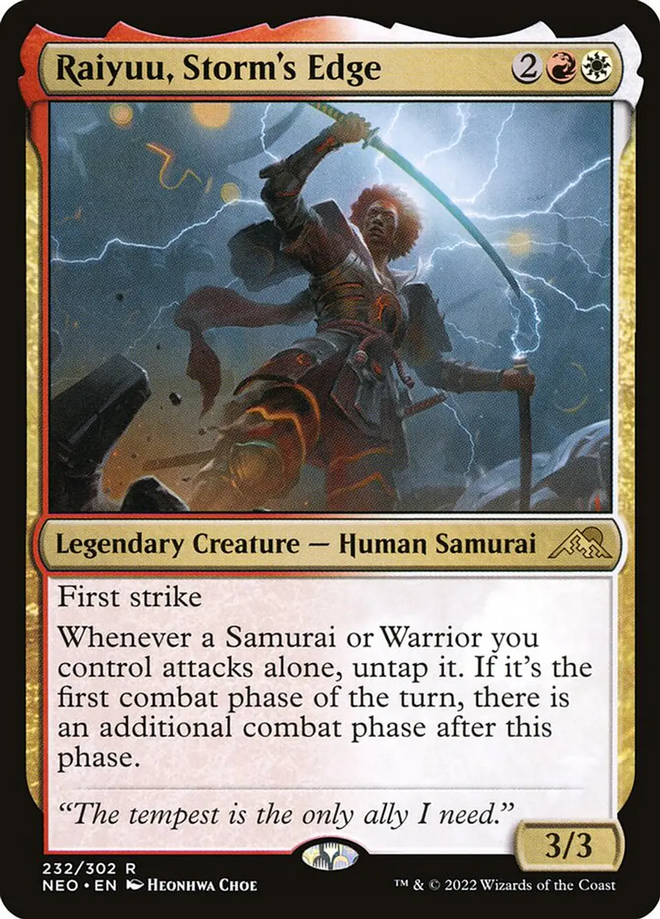 Raiyuu, Storm's Edge 1