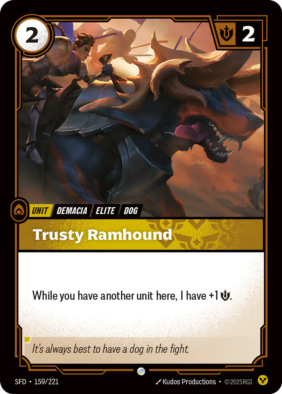 Trusty Ramhound 1