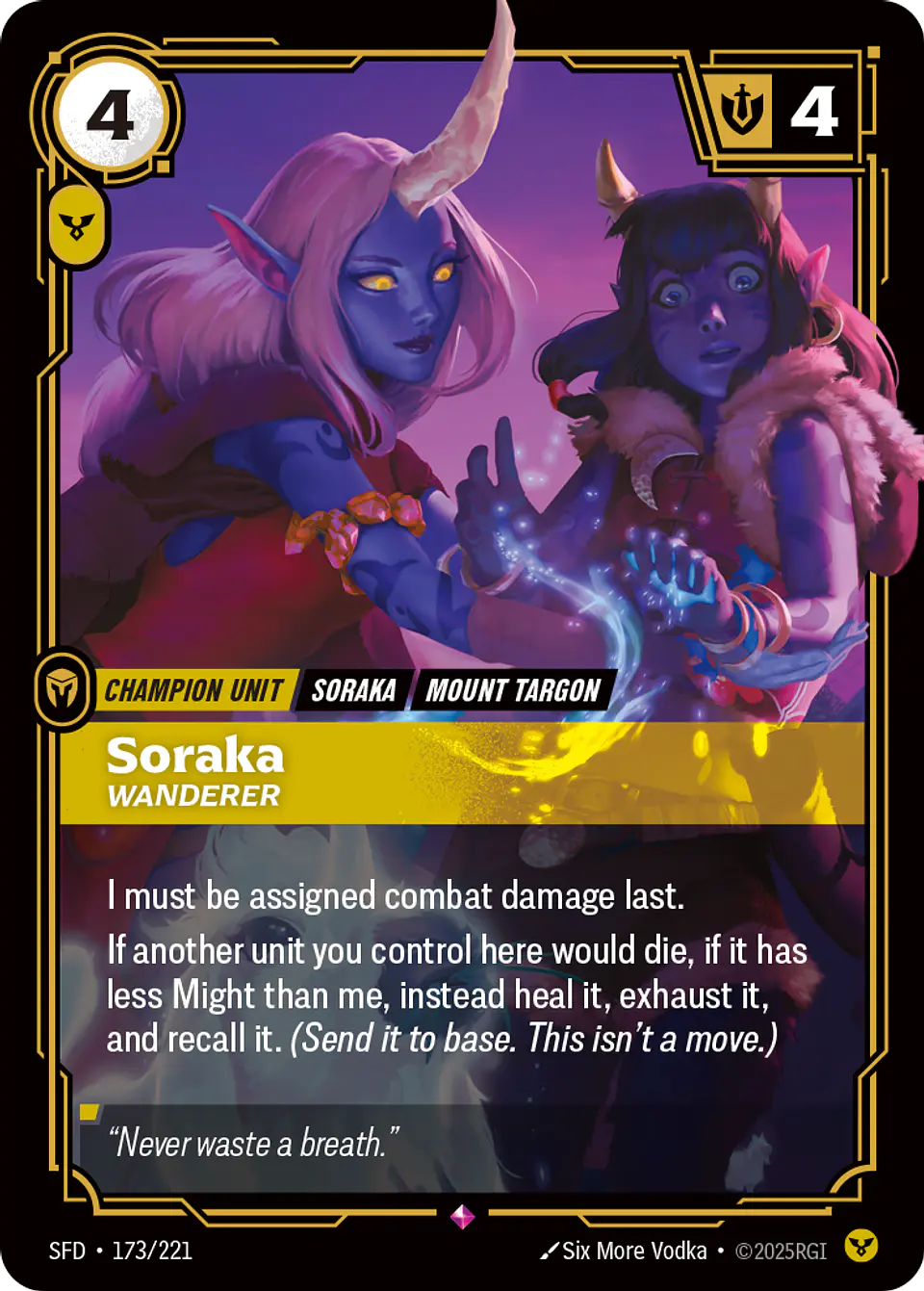 Soraka - Wanderer 1