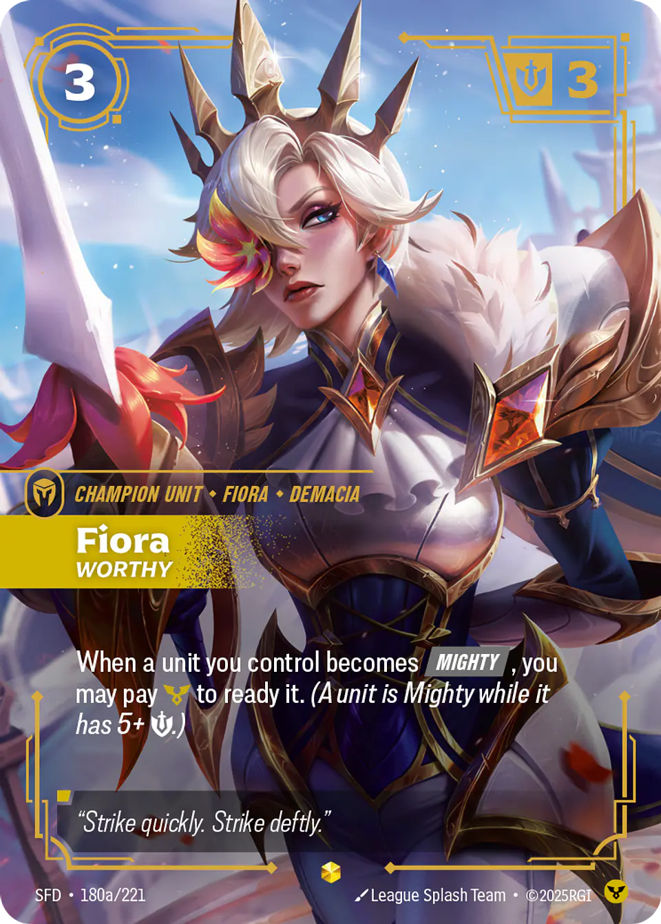 Fiora - Worthy (Alternate Art) 1