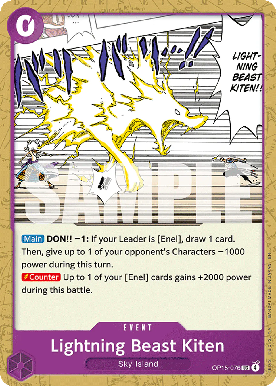 Lightning Beast Kiten 1