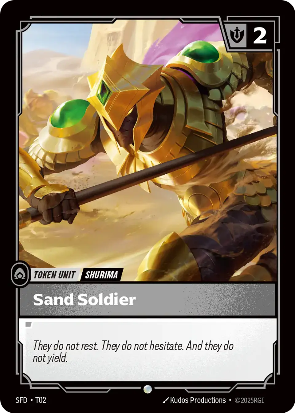Sand Soldier // Buff 1