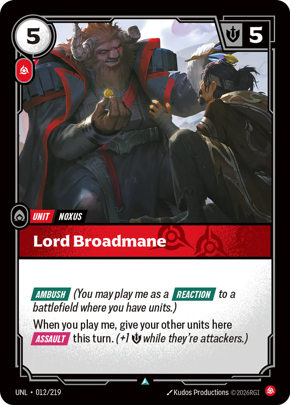 Lord Broadmane 1