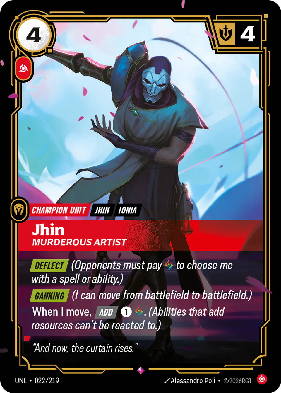 Jhin - Murderous Artist 1