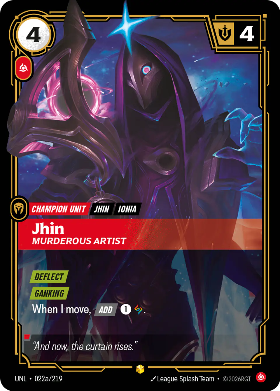 Jhin - Murderous Artist (Alternate Art) 1