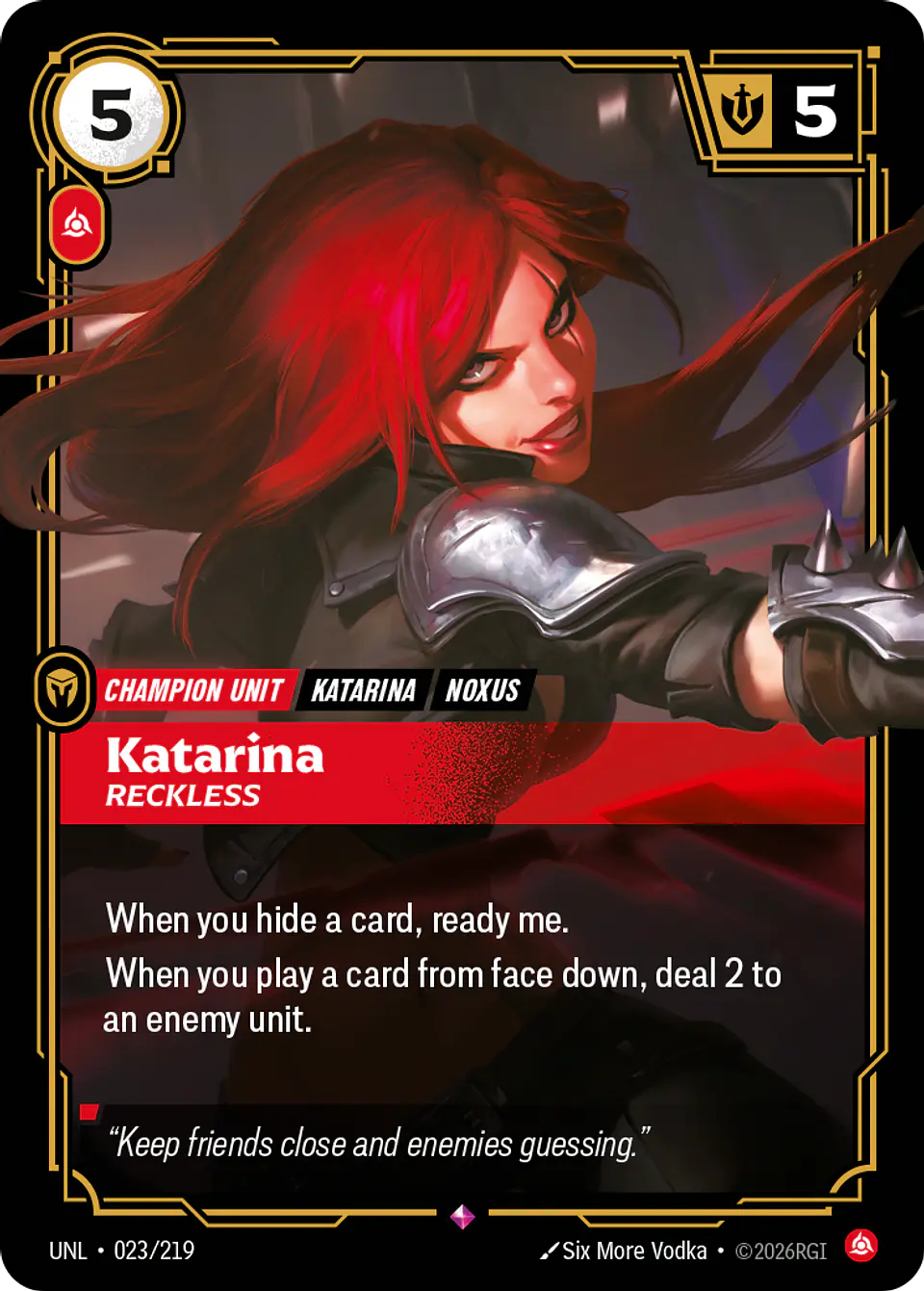 Katarina - Reckless 1