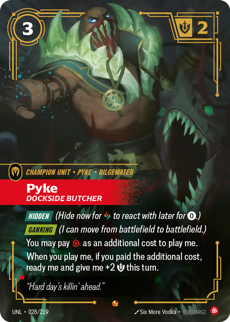 Pyke - Dockside Butcher 1