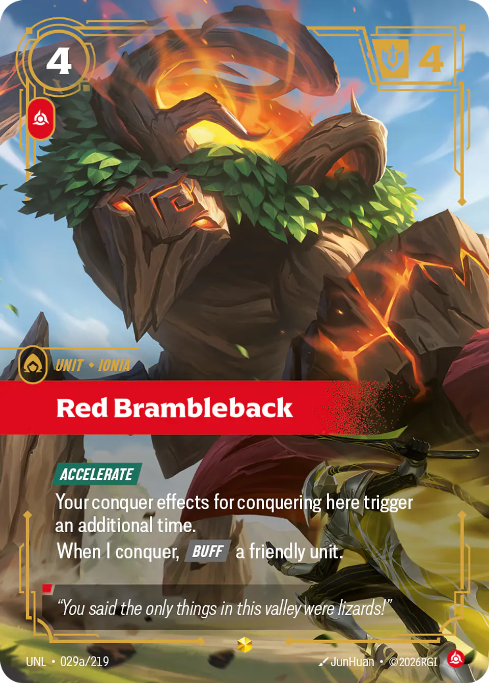 Red Brambleback (Alternate Art) 1
