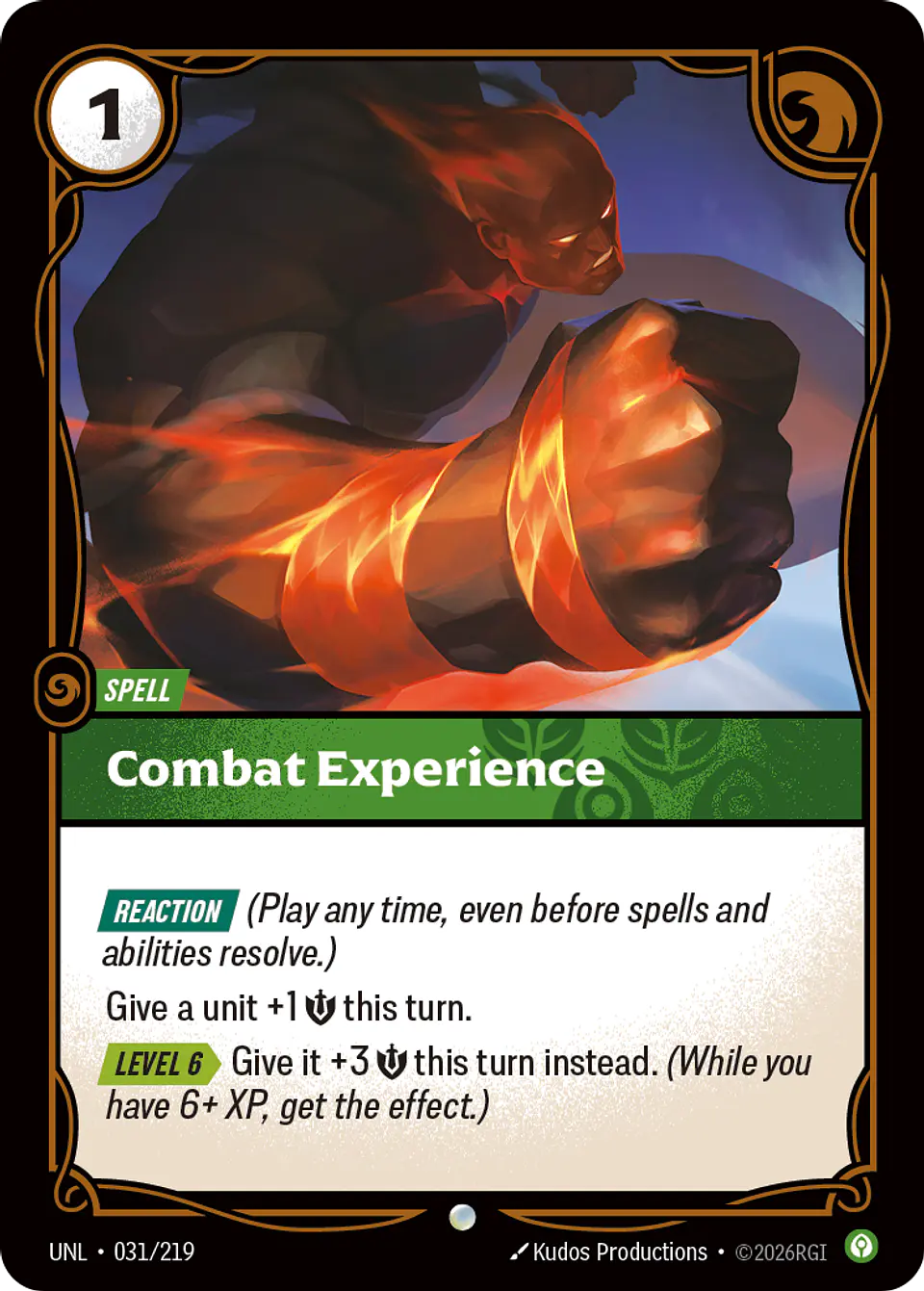 Combat Experience 1
