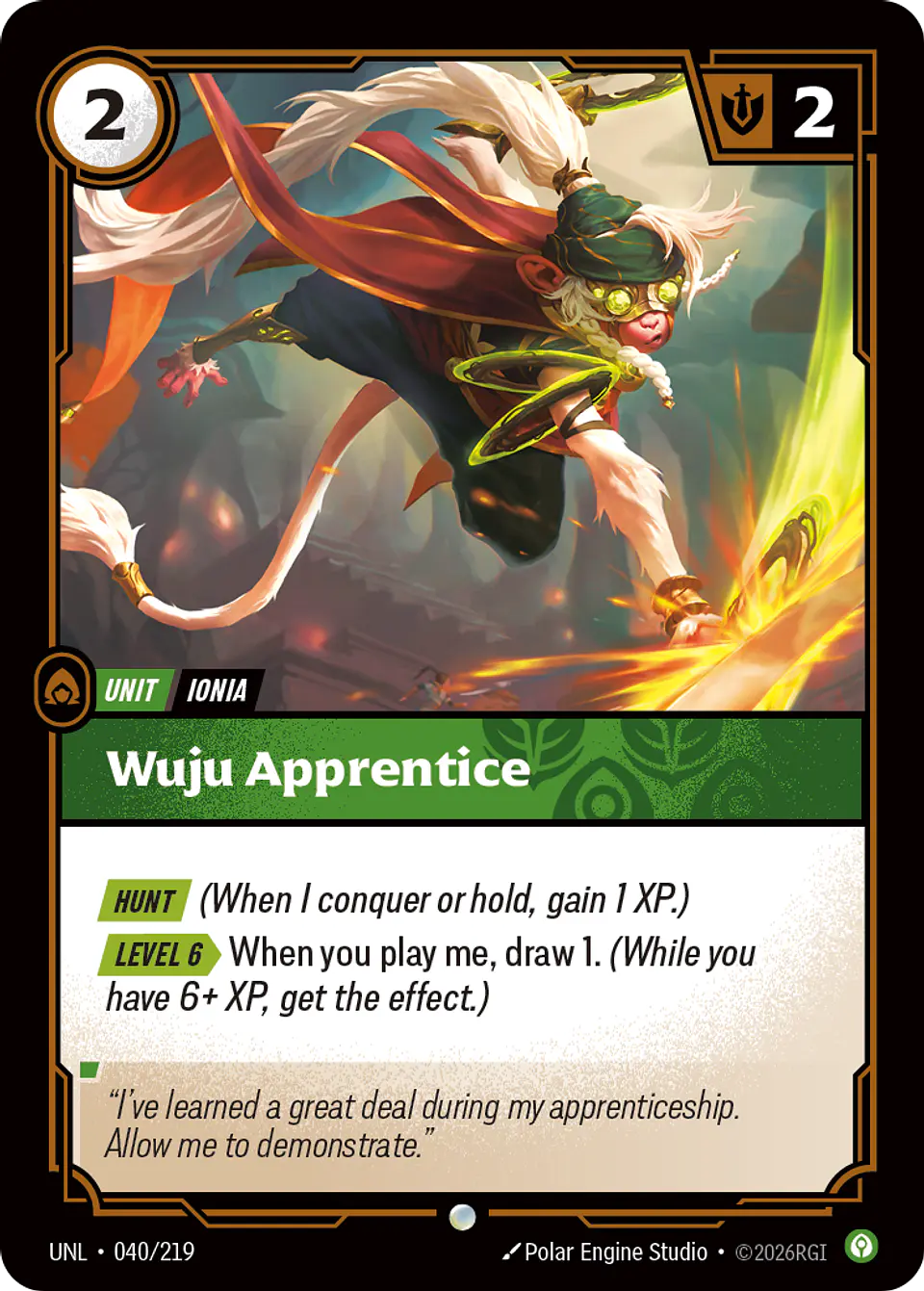 Wuju Apprentice 1