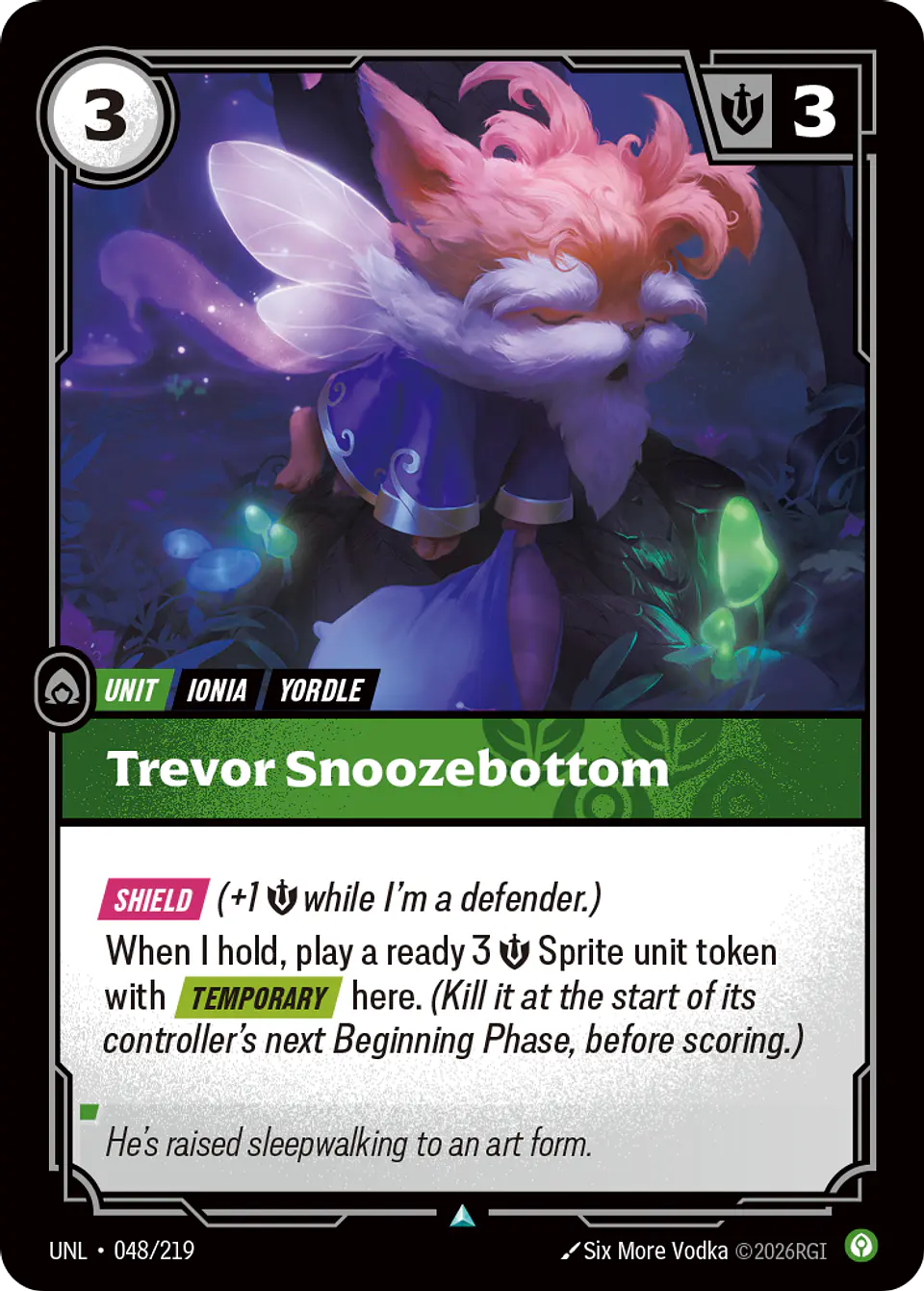 Trevor Snoozebottom 1