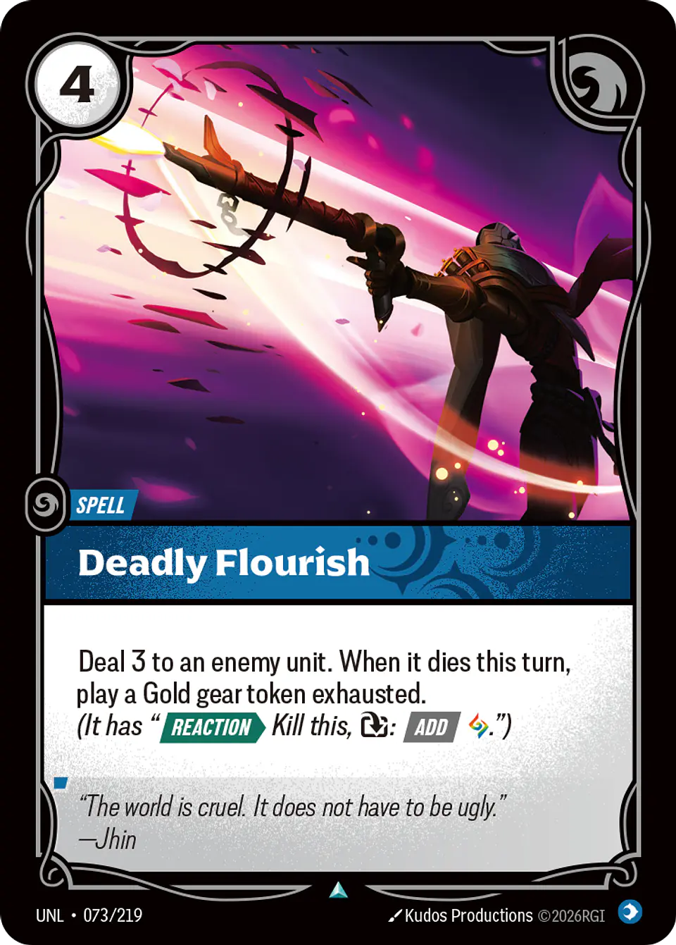 Deadly Flourish 1