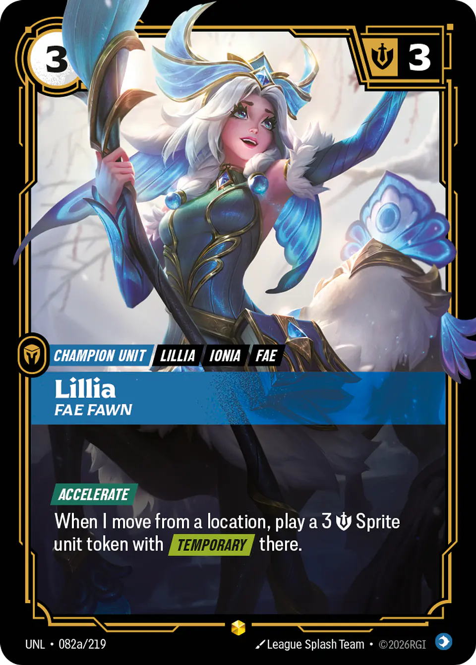 Lillia - Fae Fawn (Alternate Art) 1