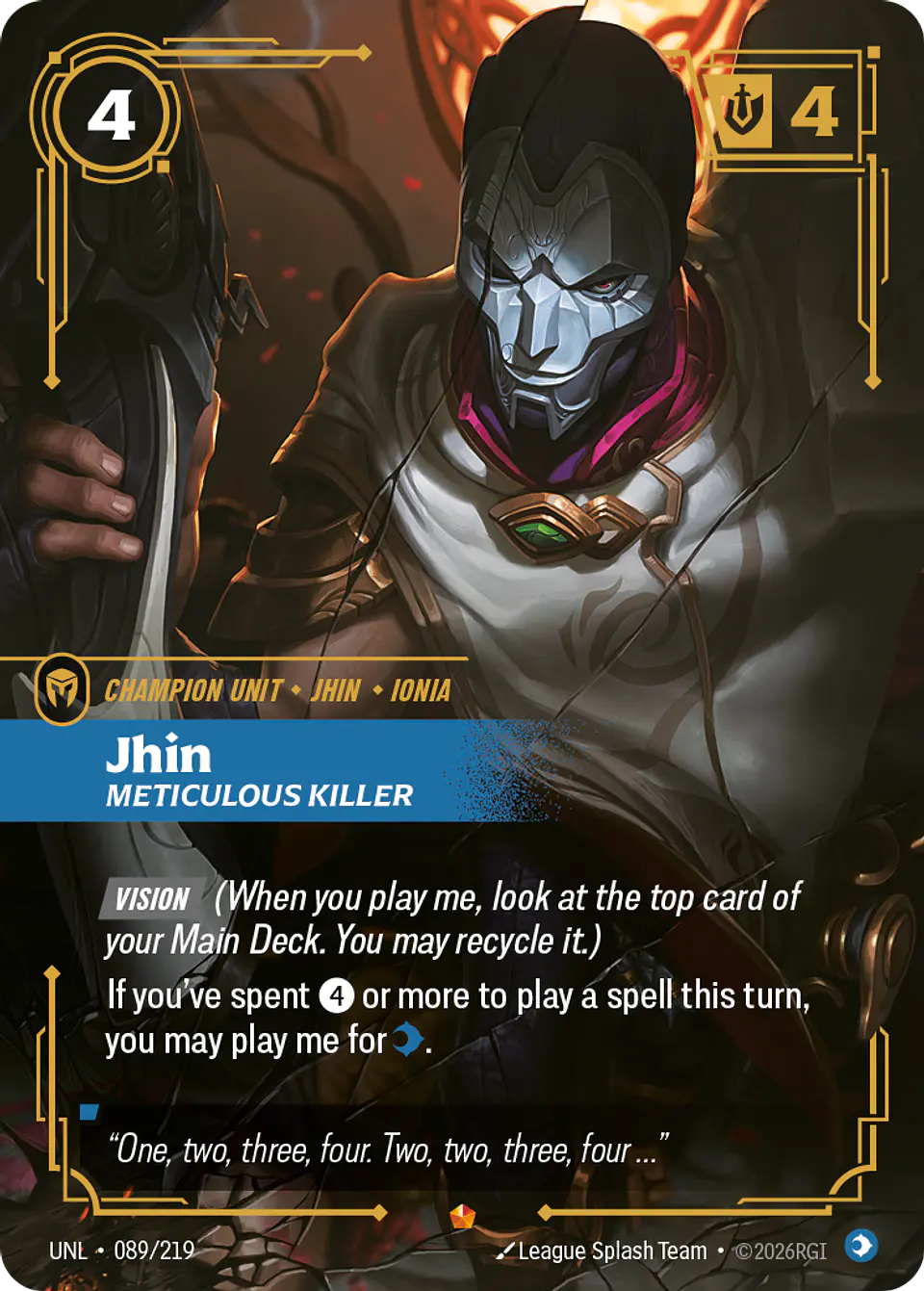 Jhin - Meticulous Killer 1