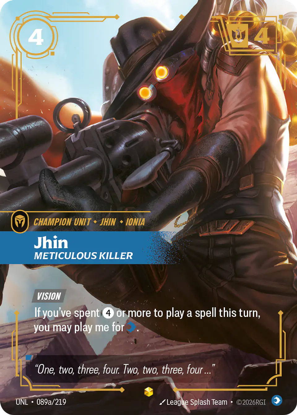Jhin - Meticulous Killer (Alternate Art) 1