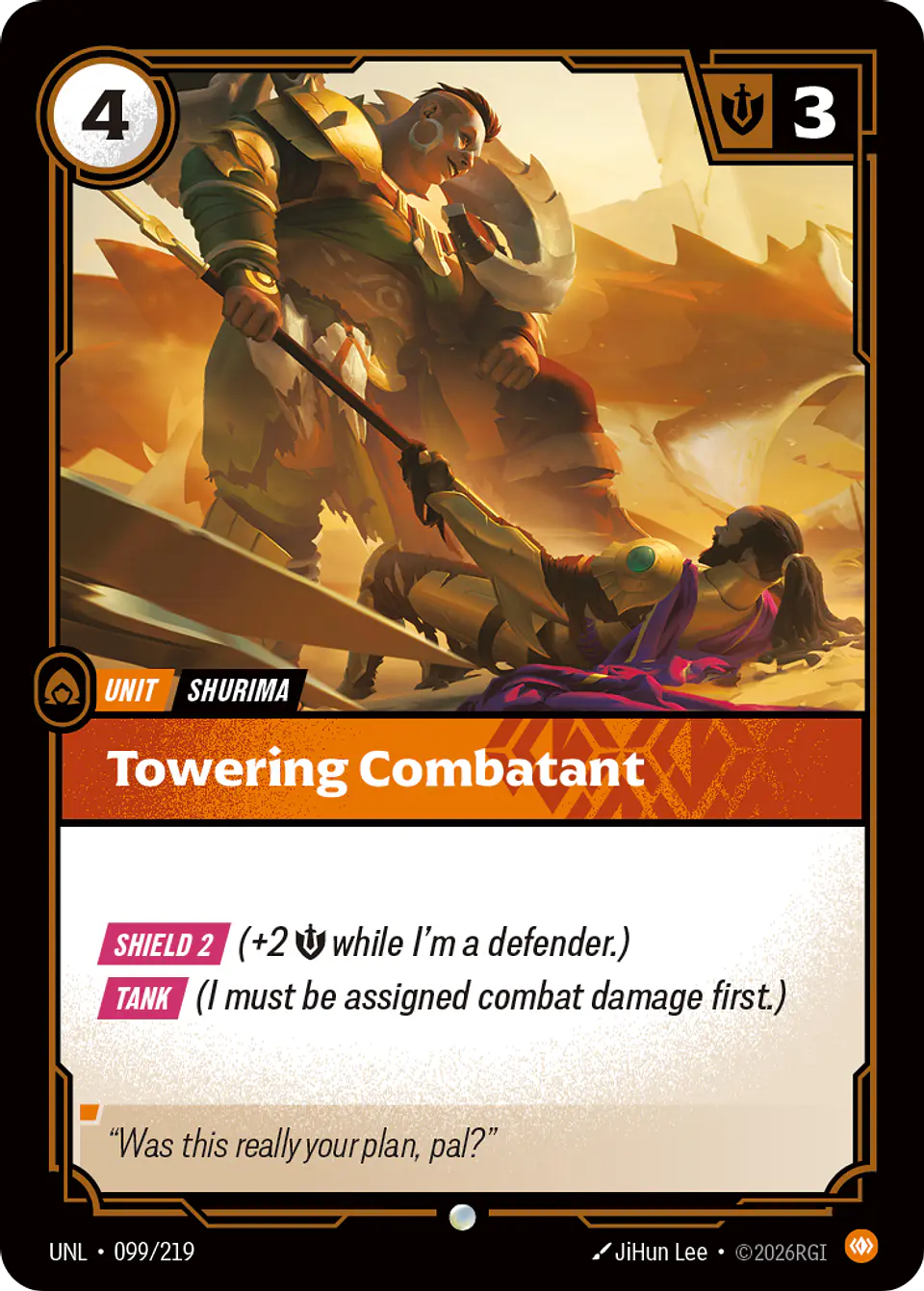 Towering Combatant 1