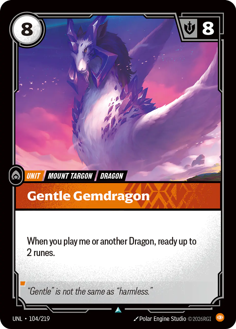 Gentle Gemdragon 1
