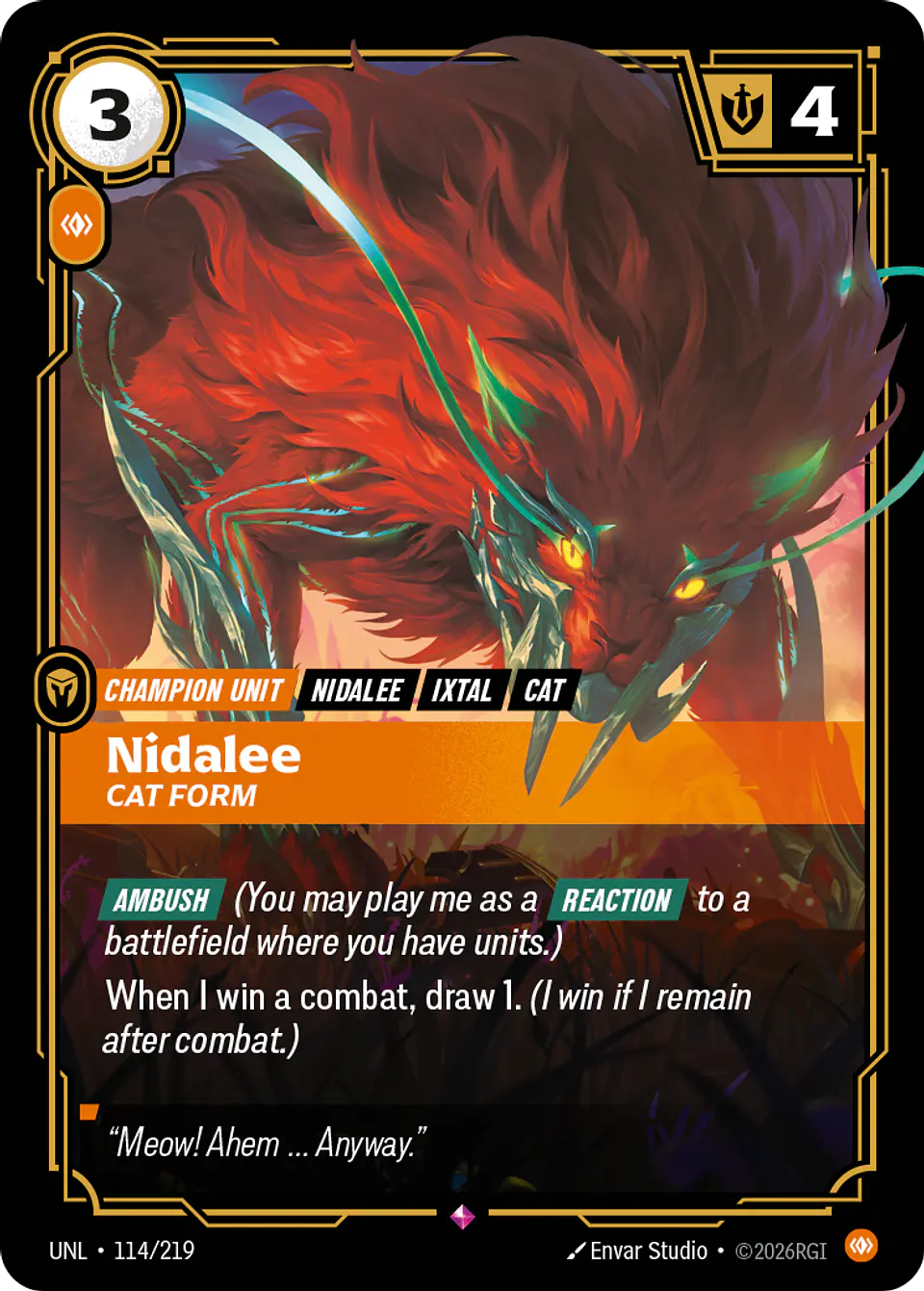 Nidalee - Cat Form 1
