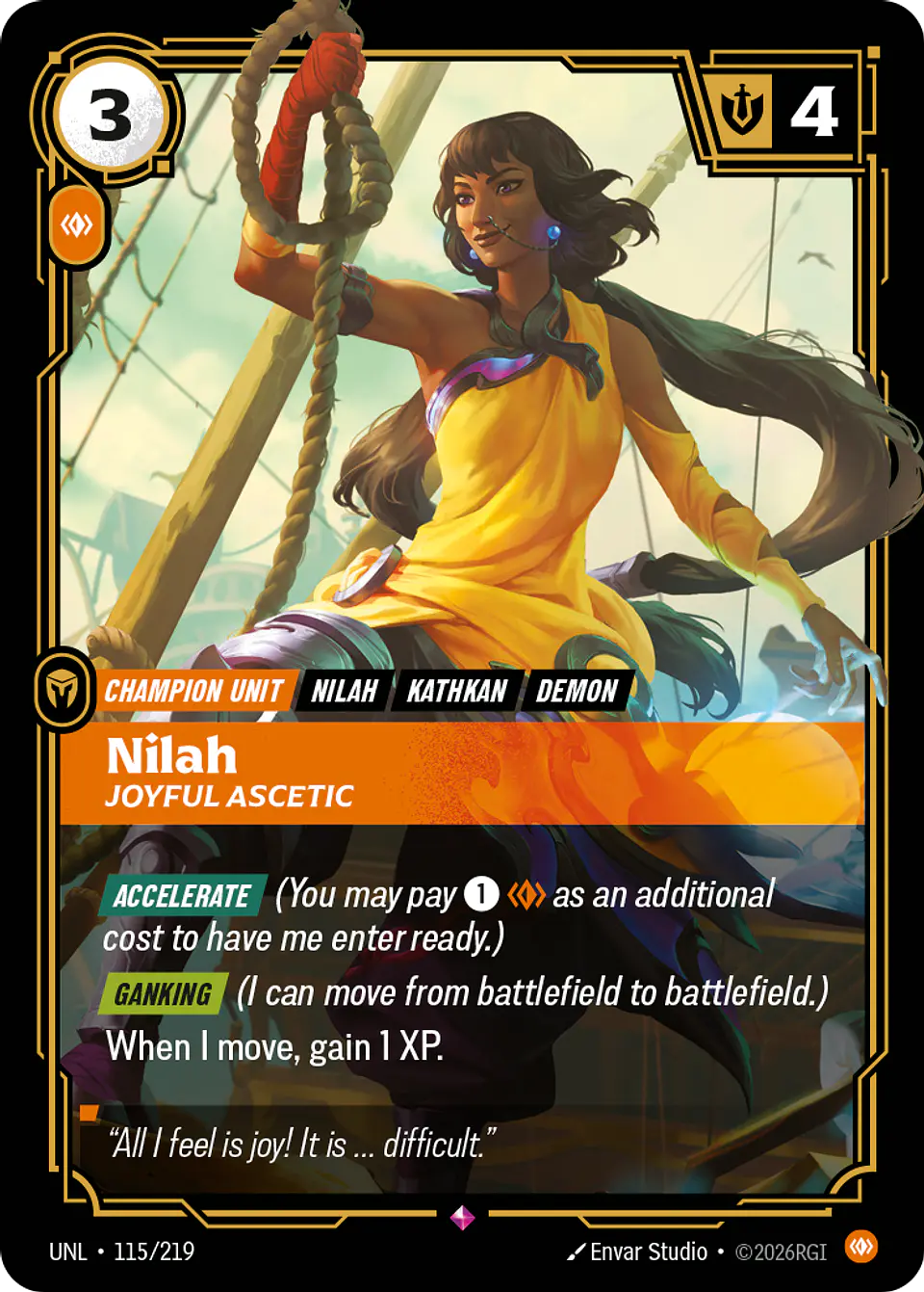 Nilah - Joyful Ascetic 1