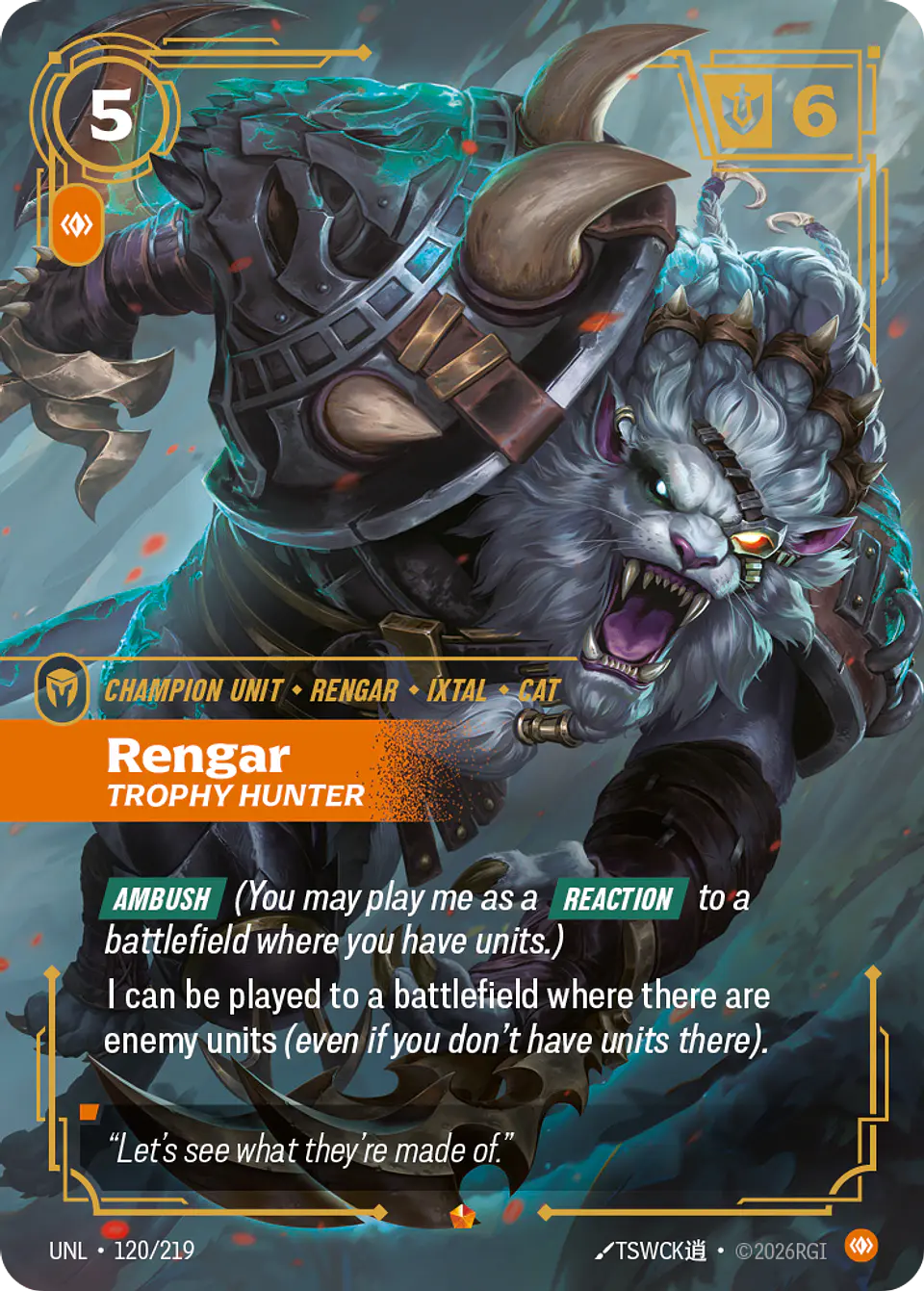 Rengar - Trophy Hunter 1