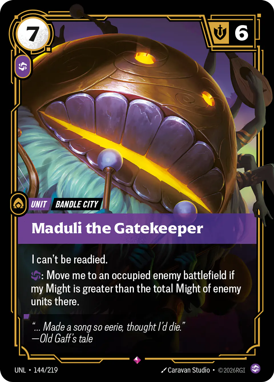 Maduli the Gatekeeper 1