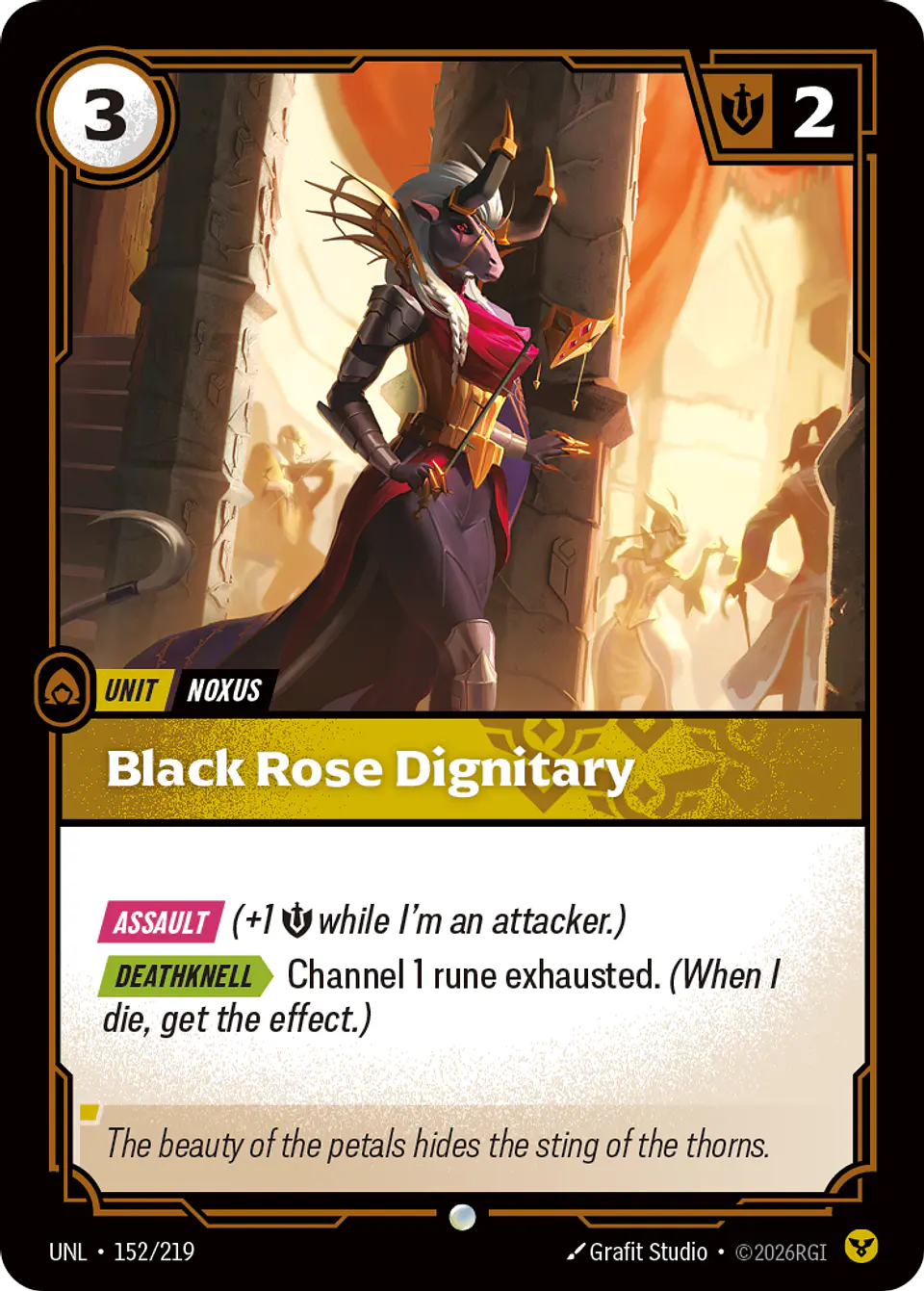 Black Rose Dignitary 1