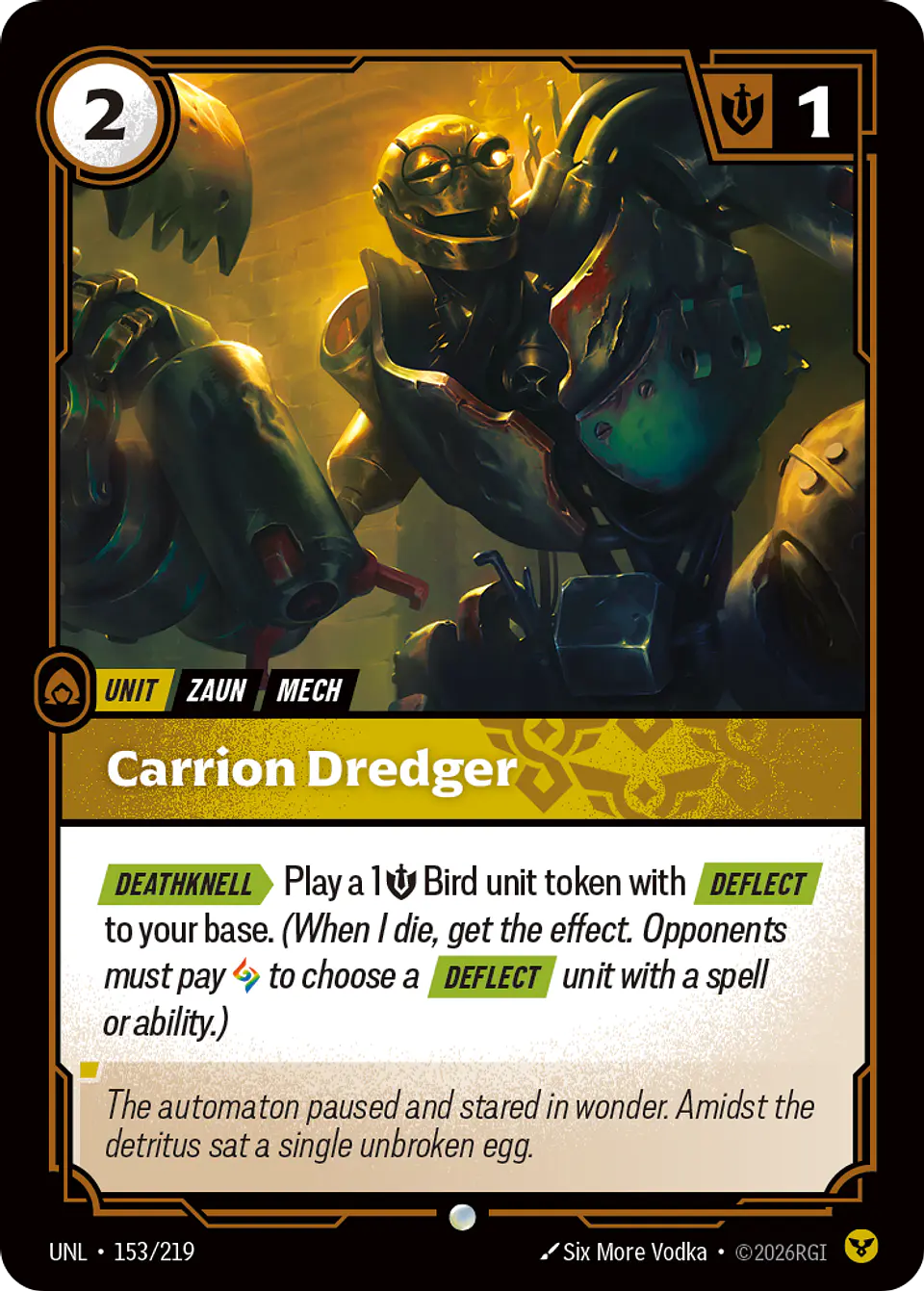 Carrion Dredger 1