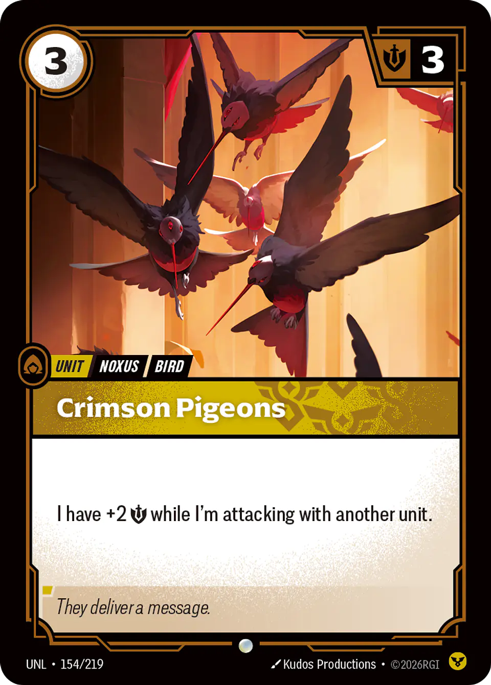 Crimson Pigeons 1