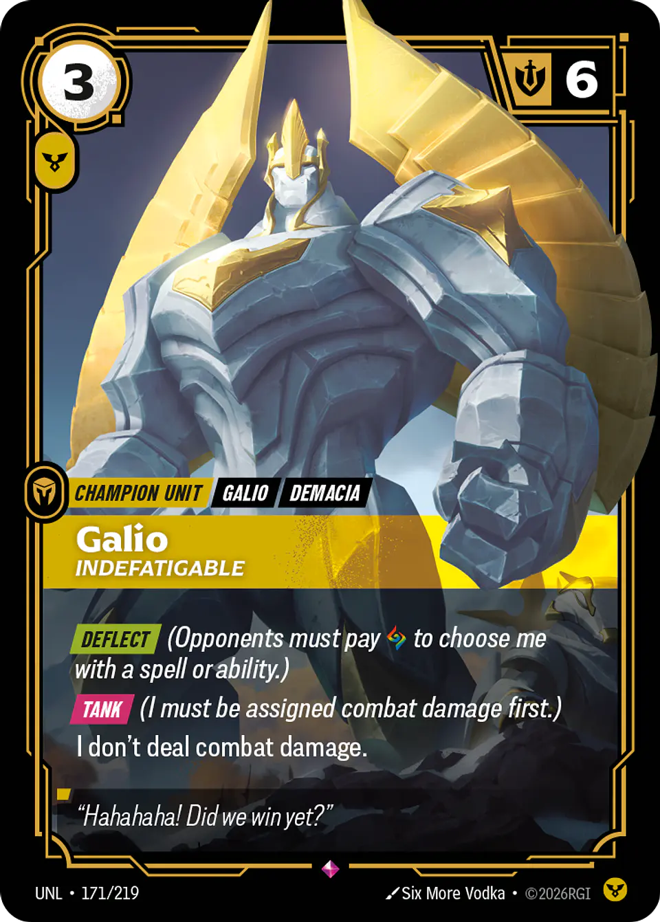Galio - Indefatigable 1