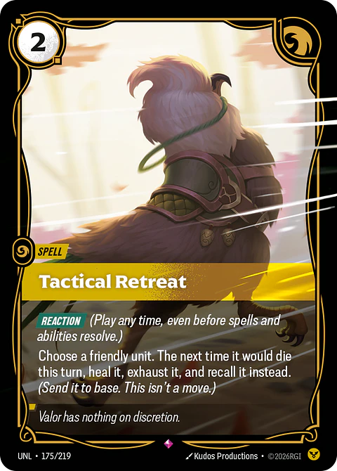 Tactical Retreat