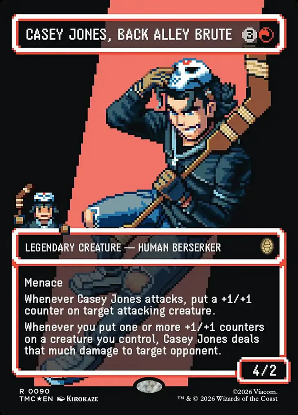 Casey Jones, Back Alley Brute (Borderless) 1