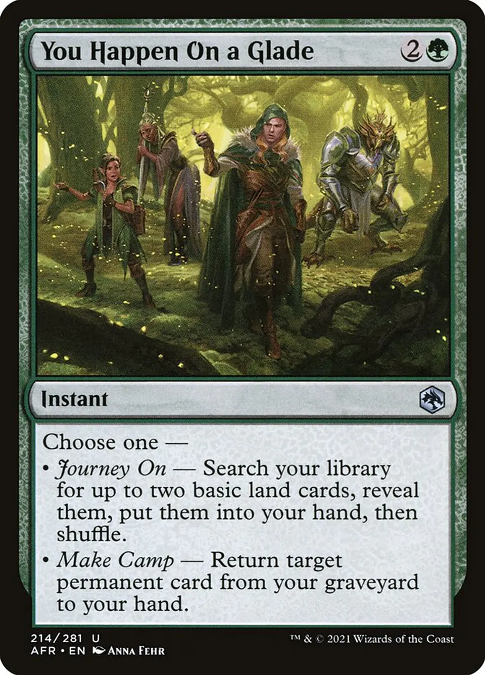 You Happen On a Glade 1