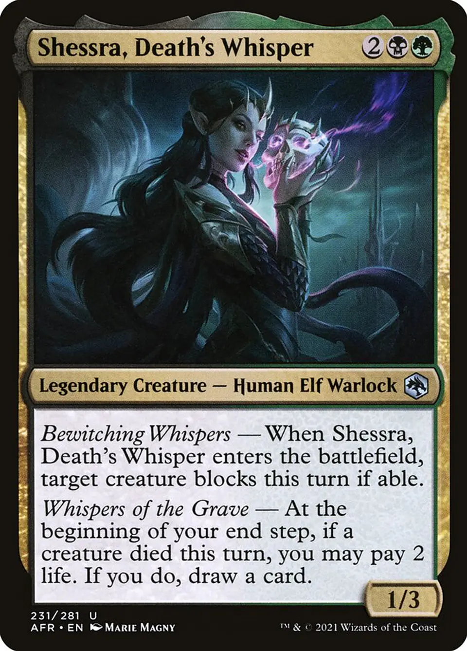 Shessra, Death's Whisper 1