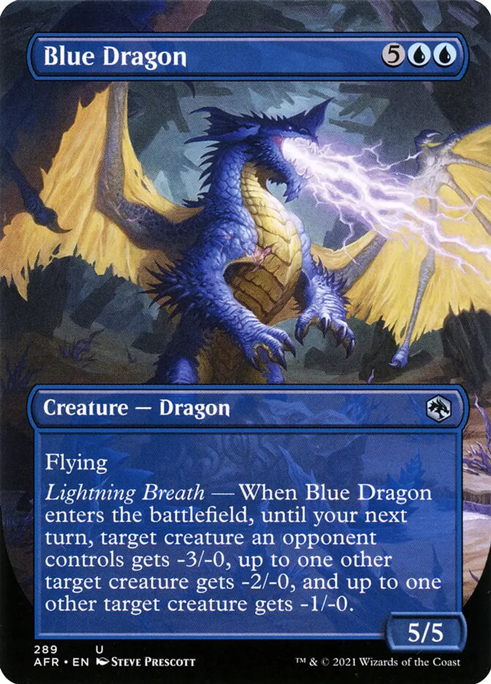 Blue Dragon (Borderless) 1