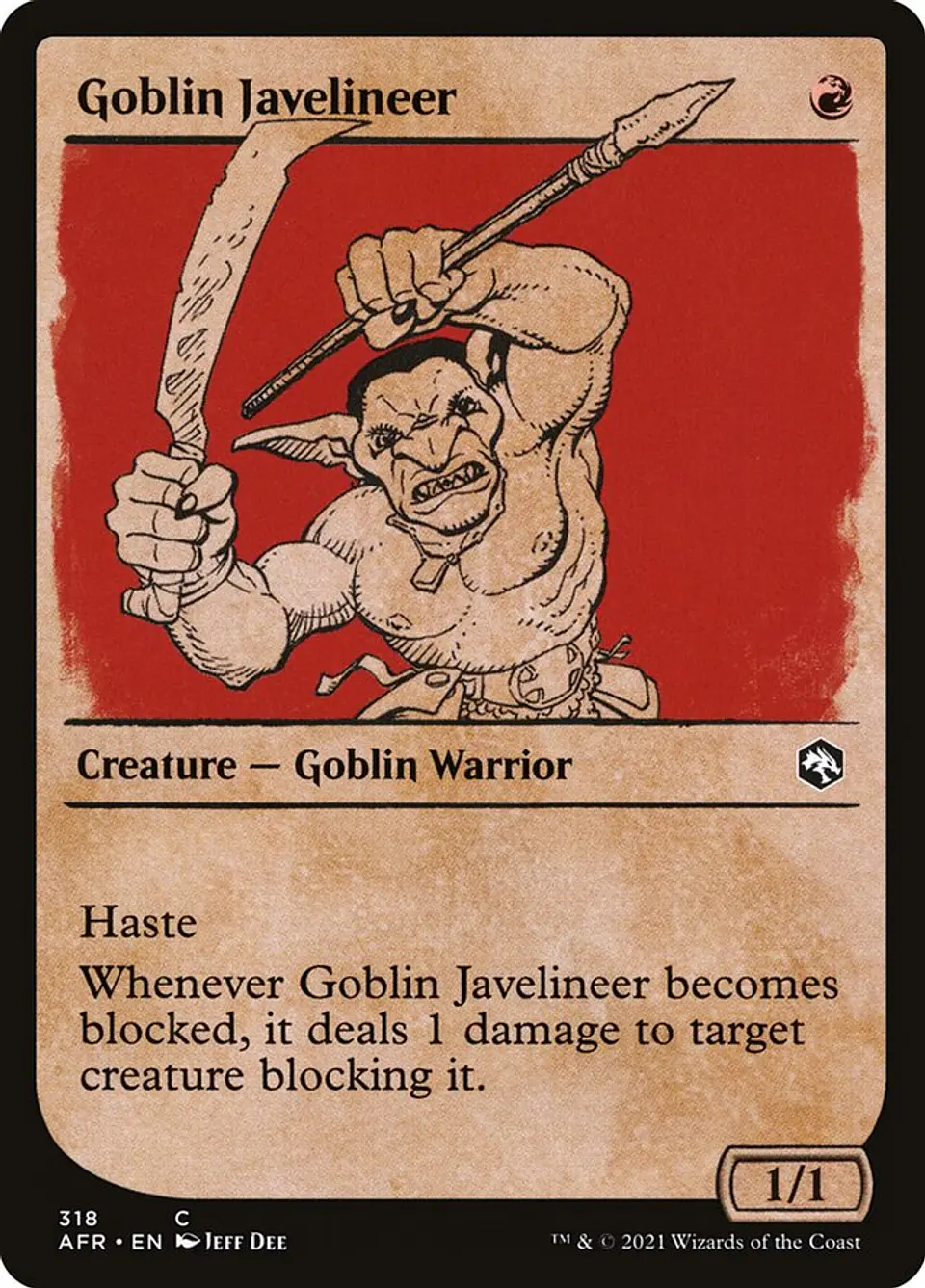 Goblin Javelineer (Showcase) 1