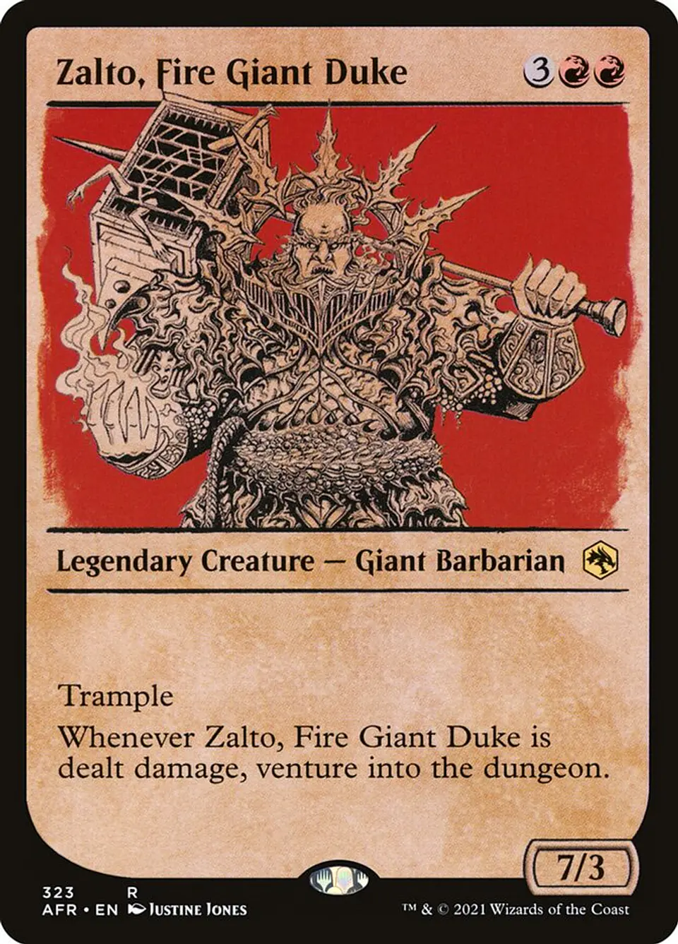 Zalto, Fire Giant Duke (Showcase) 1