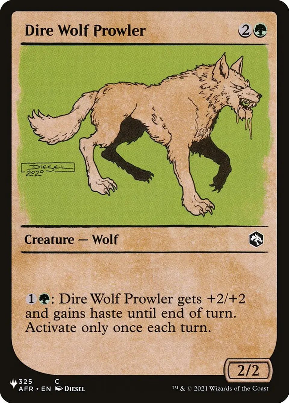 Dire Wolf Prowler (The List) 1