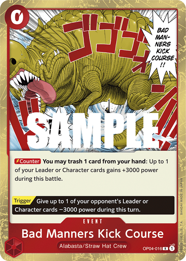 Bad Manners Kick Course (Reprint)
