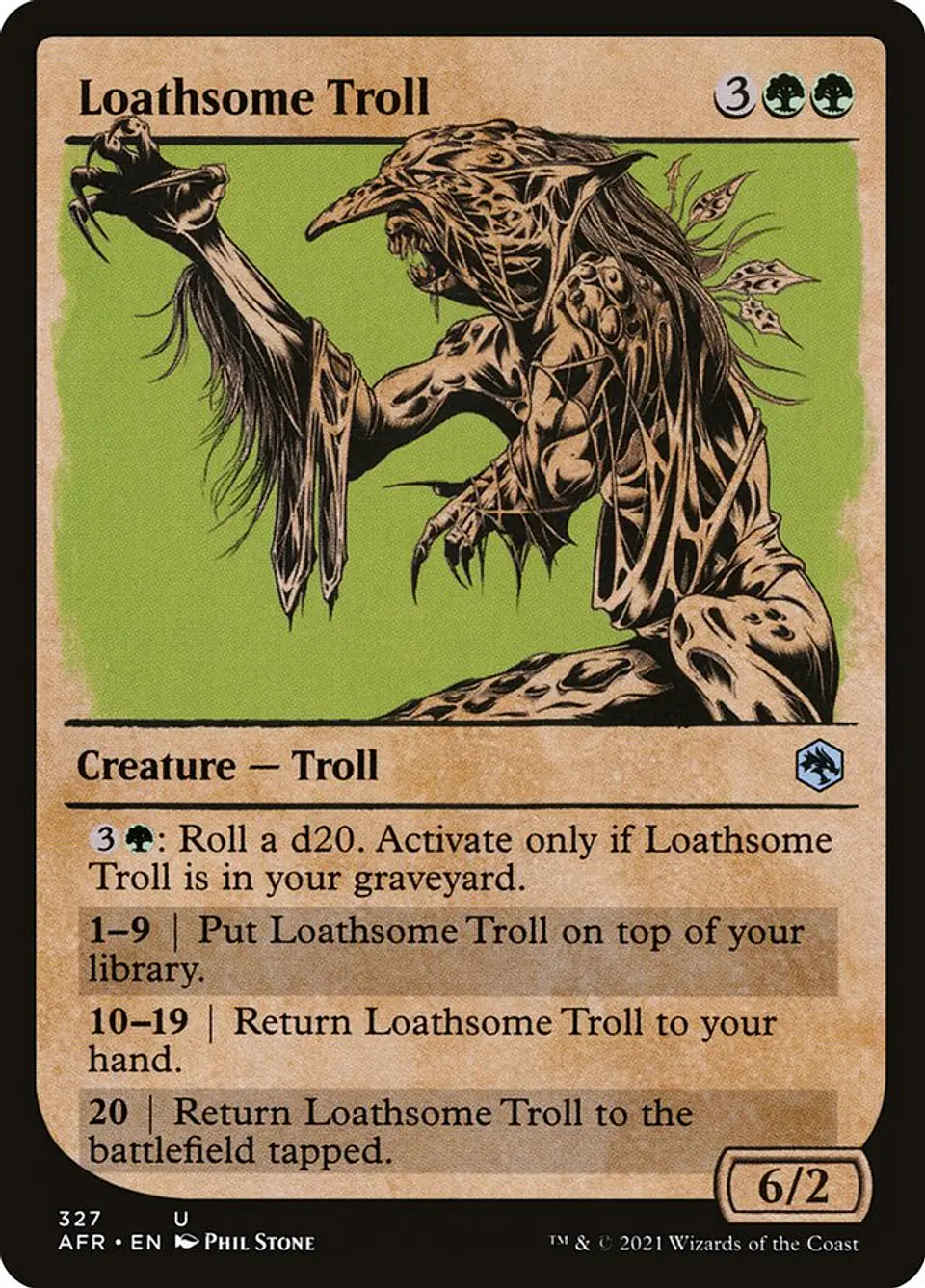 Loathsome Troll (Showcase) 1