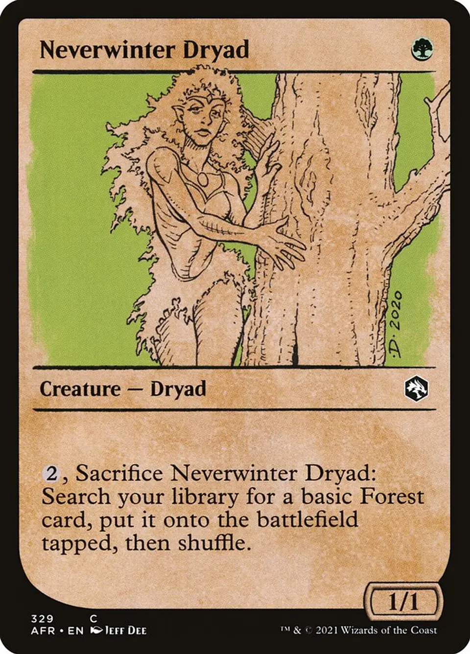 Neverwinter Dryad (Showcase) 1