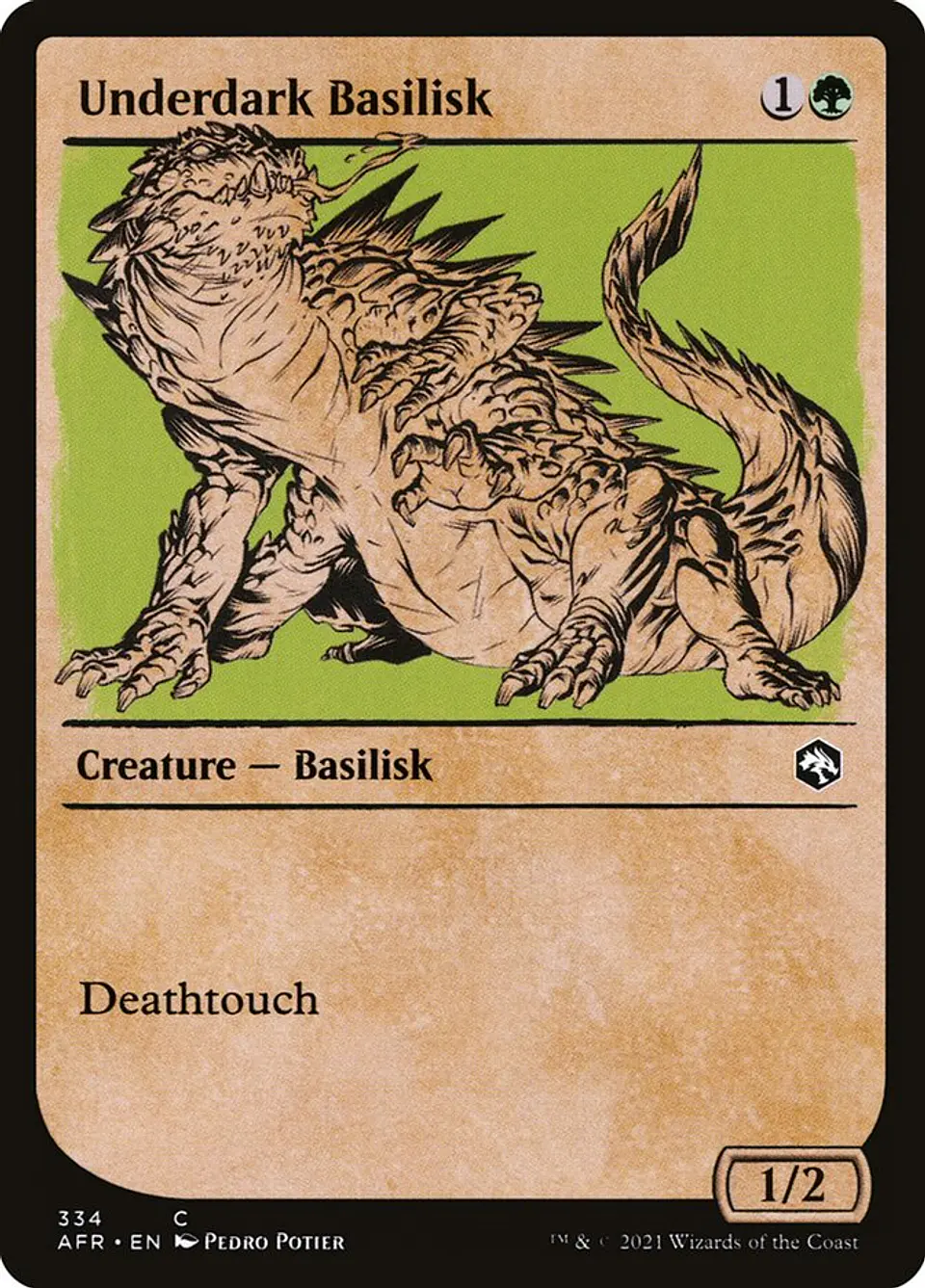 Underdark Basilisk (Showcase) 1