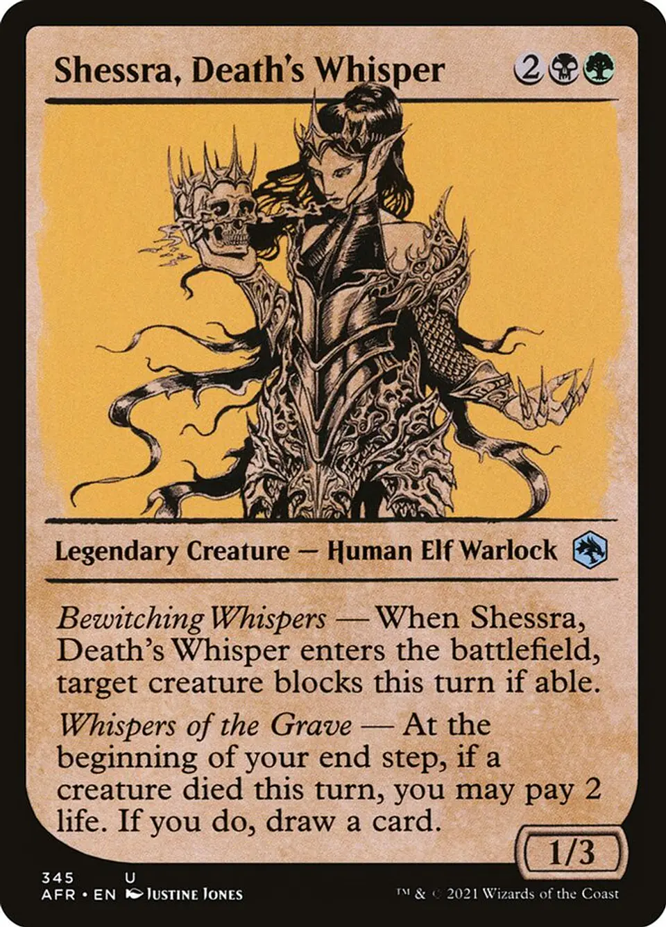 Shessra, Death's Whisper (Showcase) 1