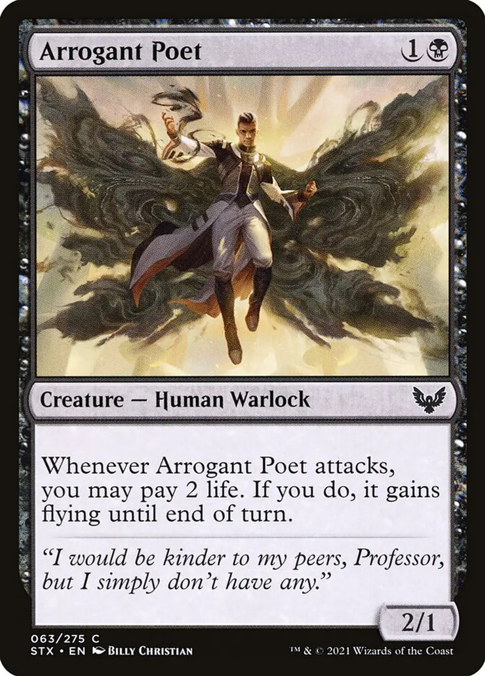 Arrogant Poet 1