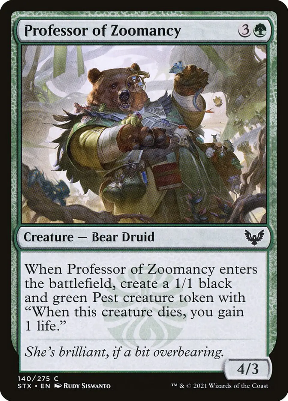Professor of Zoomancy 1