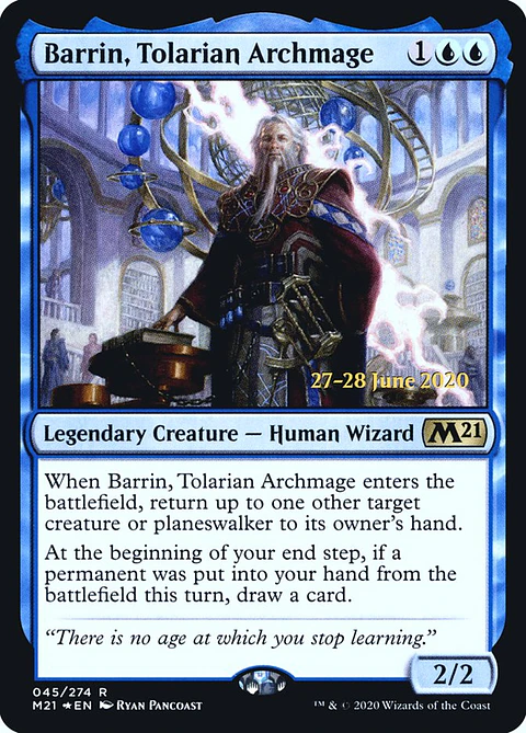 Barrin, Tolarian Archmage (Pre-release)