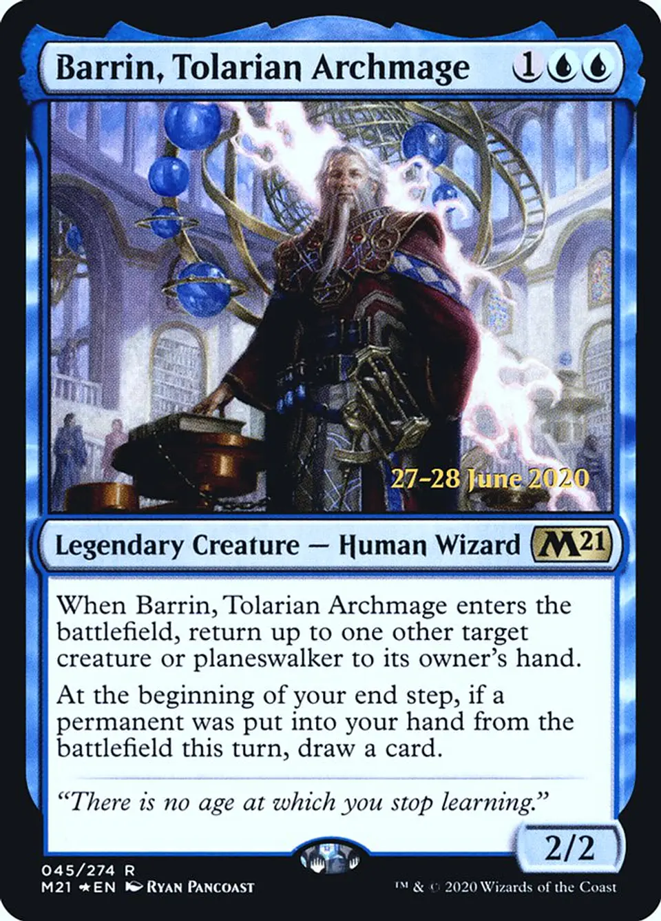 Barrin, Tolarian Archmage (Pre-release) 1