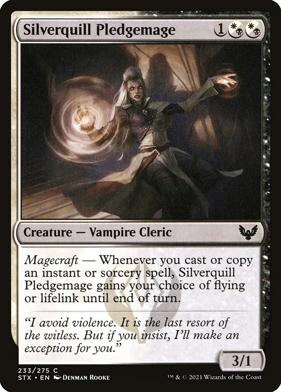 Silverquill Pledgemage 1