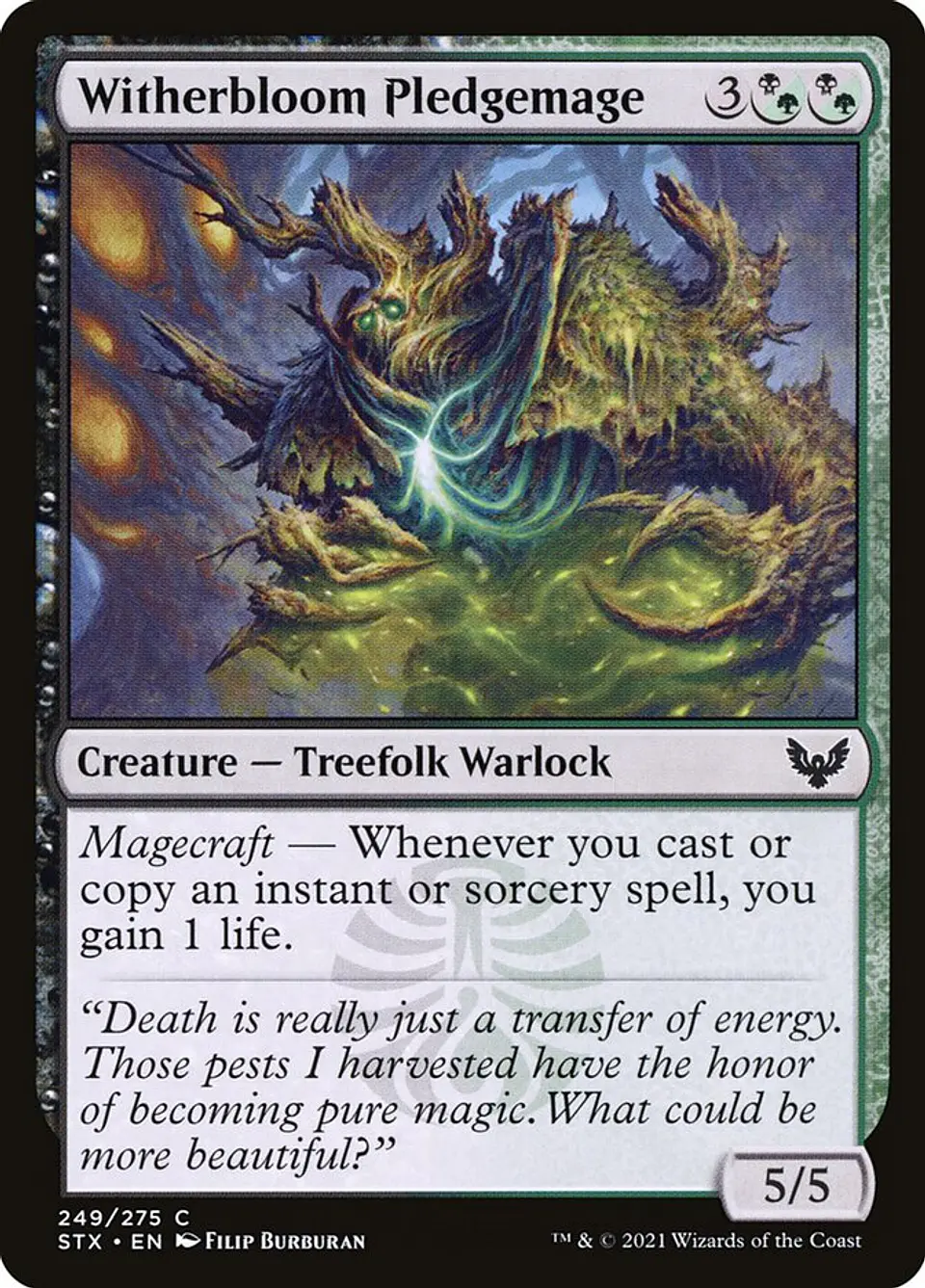 Witherbloom Pledgemage 1