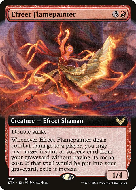 Efreet Flamepainter (Extended Art)